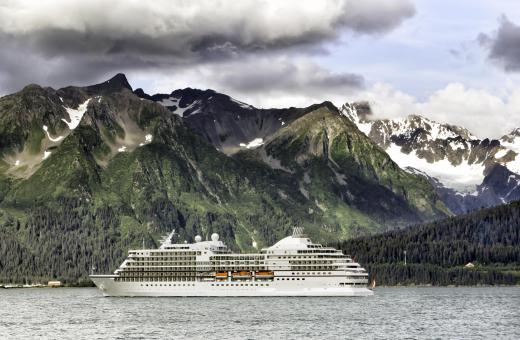 A cruise line might use ships in colder places like Alaska in the summer, then reposition them for winter.