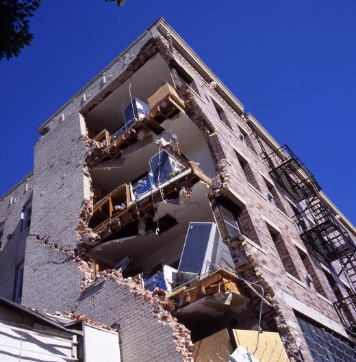 Earthquake insurance is coverage for buildings that lie along active fault lines.