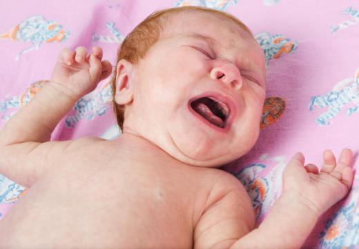 Infants may experience colic, which generally eases after three months.