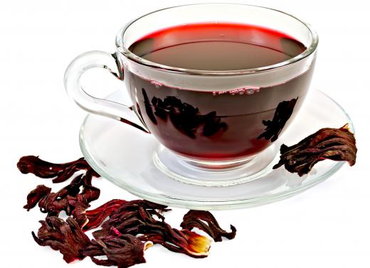 Goji berry tea is sometimes paired with other herbal teas, like hibiscus, to add flavor.