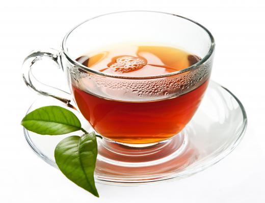 Herbal tea may help relieve acne.