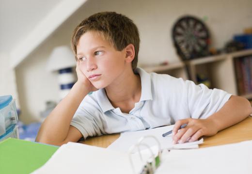 A study skills test might relate to daydreaming and how it affects a student's learning.