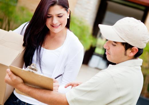 Expediters may send items via private courier to ensure a speedier delivery.