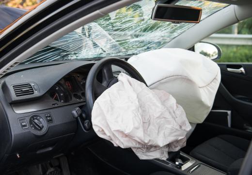 Children should always be seated in the back seat of a vehicle as inflated airbags in the front seat can cause severe injuries.