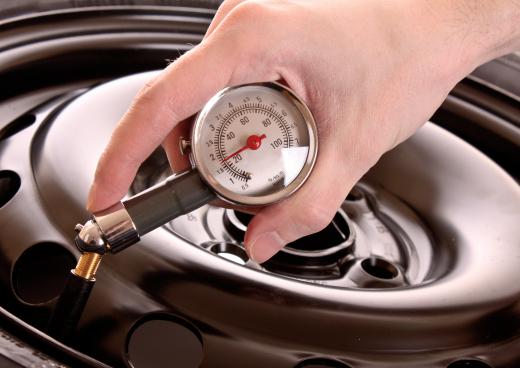 Checking the tire pressure regularly and keeping the tires properly inflated is an important part of auto maintenance.