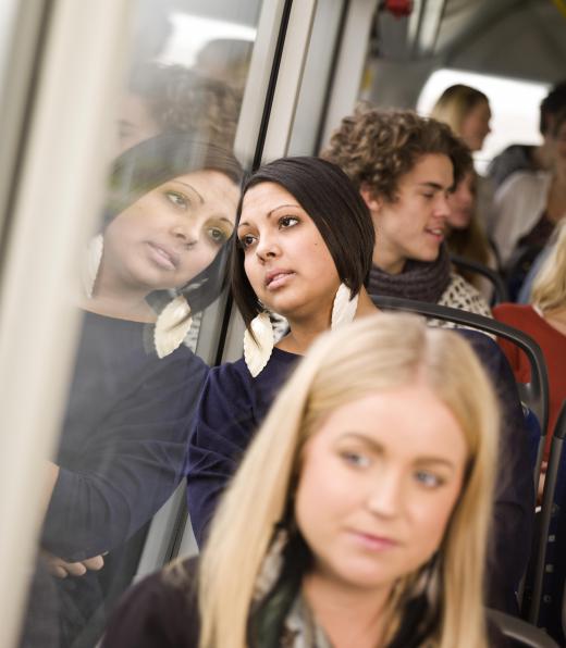 People with social phobia may have trouble using public transport.