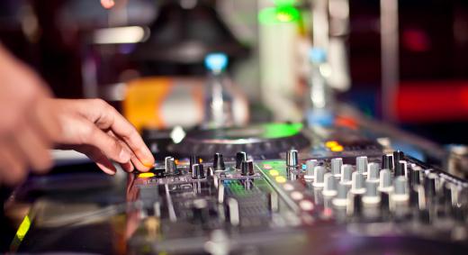 A mixing board is among the equipment an audio technician should know how to use.