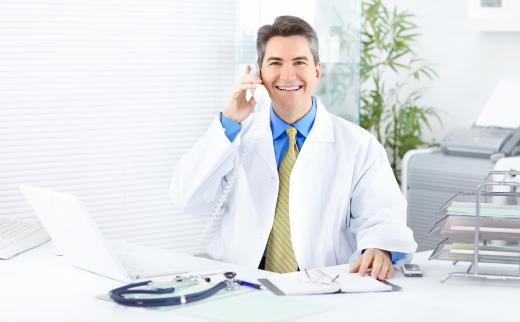 Healthcare management is often overseen by an experienced physician who has chosen to work as an administrator.