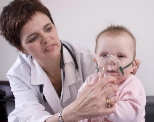 Face masks are used for infants and children who are unable to hold the mouthpiece of a nebulizer.