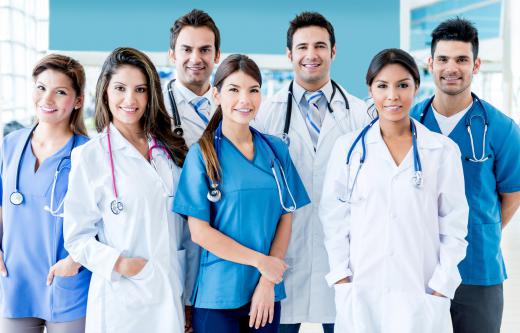 The healthcare industry includes doctors, nurses and medical educators.