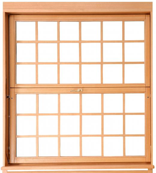 Weather-stripping should be used on double-hung windows where seals are inadequate.