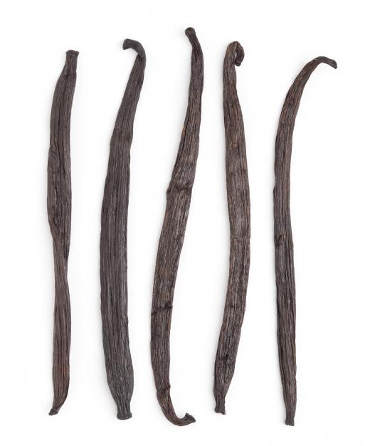 Dried vanilla beans. Using a vanilla bean instead of extract can create a stronger flavor.