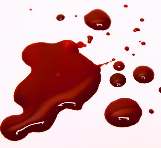 Analysis of blood splatter can be important to solving a crime.