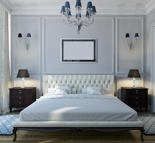 Luxury bedroom furniture is usually made of fine, exotic woods and rare fabrics.