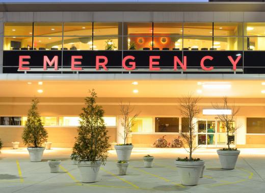 Emergency rooms provide 24-hour treatment for immediate medical needs, such as a heart attack.