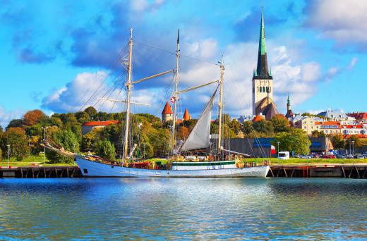 Estonia might be visited on a northern European cruise.