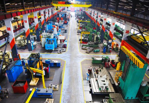 Workplace noise associated with industrial processes can cause hearing damage.