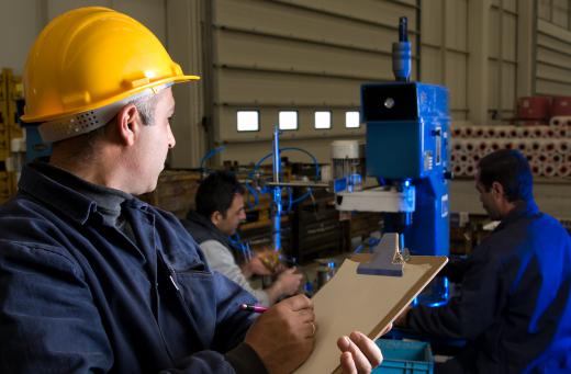 A machine operator is typically overseen by a supervisor.