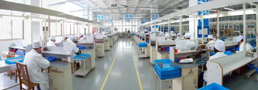 TQM and Six Sigma are used to reduce defect rates in the manufacturing process.