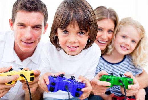 Family rooms might be set up so everyone can enjoy playing video games together.