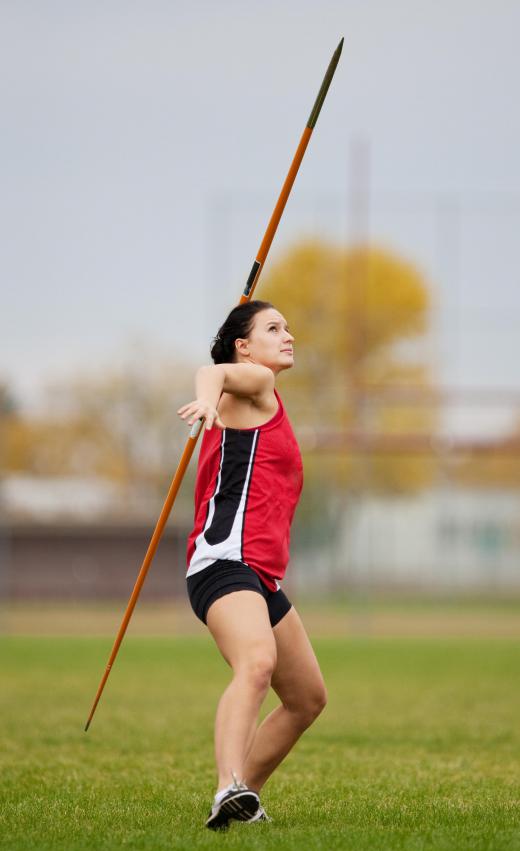 Activities such as the javelin throw and rock climbing use isotonic exercises as part of the training.