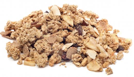 Granola is sometimes used to top Greek yogurt.