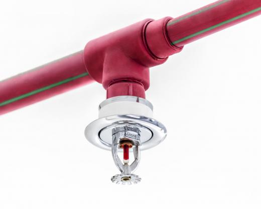 Fire protection equipment includes automatic sprinklers.