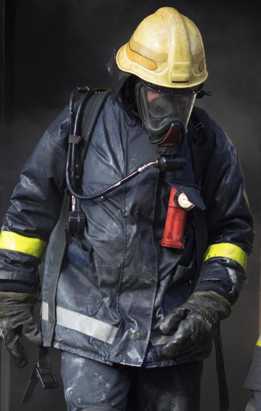 Some Homeland Security grants aim at improving firefighter safety.