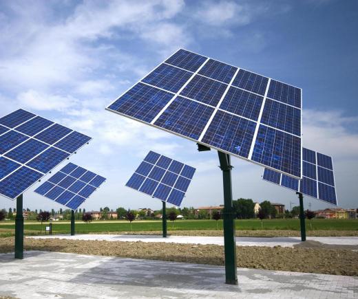 Solar panels can generate clean, sustainable energy.