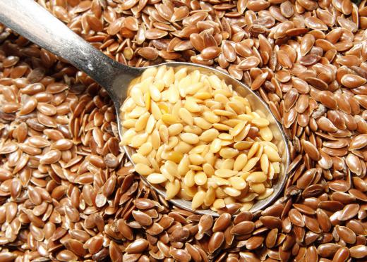 Linoleum is made up from ground flax seeds.