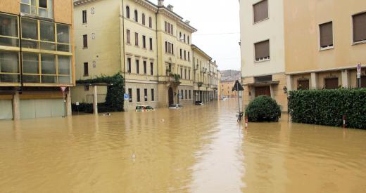 Flood insurance is recommended for people living in flood plains.