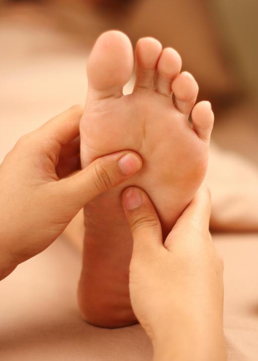 Foot massages may help relieve arthritis pain.