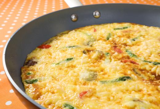 Frittatas should be made in a non-stick skillet that is oven proof.