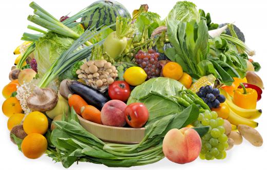 Naturopathy involves eating a healthy diet of fresh fruits and vegetables.