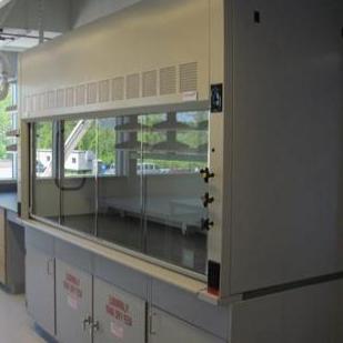 Working with a fume hood is necessary when using hydrobromic acid in a lab setting.