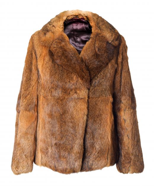 Fur coat.