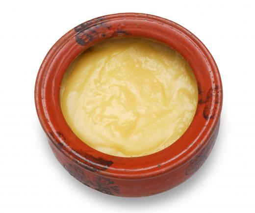 Ghee, which is brushed over chapatis.