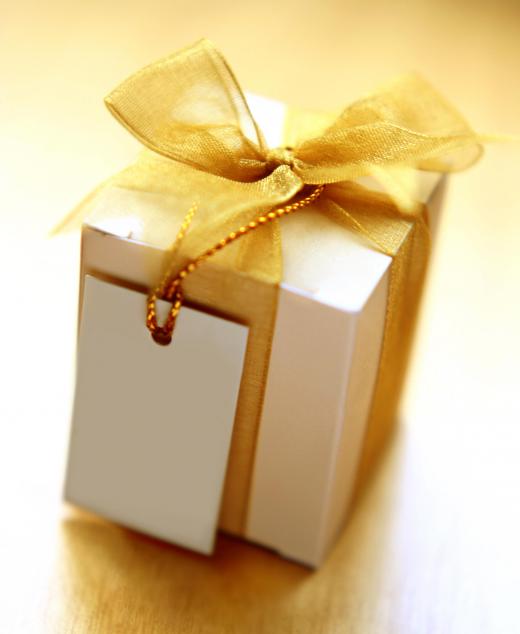 Before giving a present to a colleague, check your employer's policy on gifts.