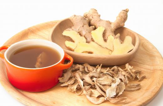 Ginger is available in capsule form, but it is also commonly brewed as a tea.