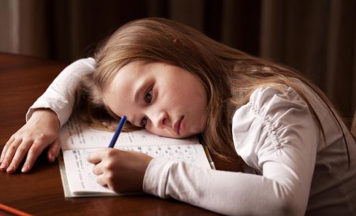 Signs of childhood depression may include lack of energy and fatigue.