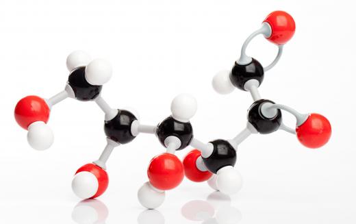 Glucose molecules are broken down to provide energy to cells.