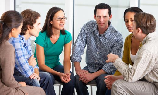 A psychology technician may help facilitate group therapy sessions.