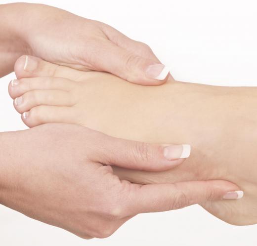 It is believed that a reflexology massage to the foot can decrease pain and stress throughout the entire body.