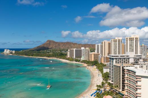 Roadside stands in Hawaii sell leis.