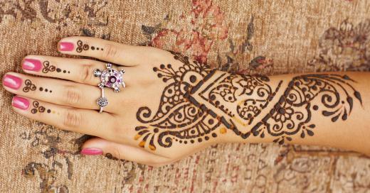 Any part of the body can be painted with henna, but mehndi will appear darkest on the hands.