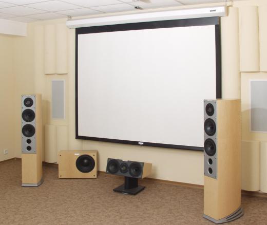 Speaker placement in relation to the screen is critical for home theater acoustics.