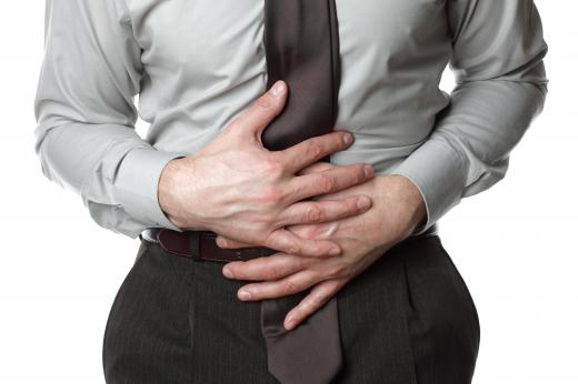 Stomach ulcer can cause burning or gnawing in the stomach.