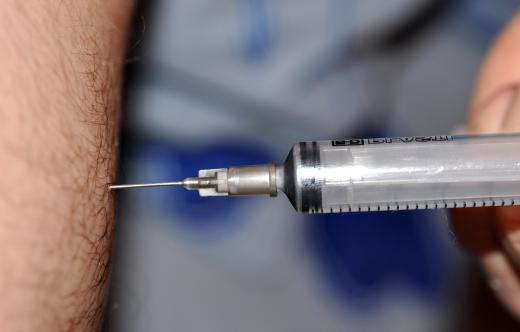 Needle-free vaccinations could eliminate the dangers of potential needle re-use.