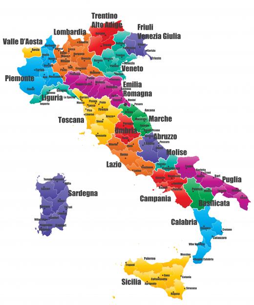 The quattrino was primarily used in the central region of Italy, in regions like Tuscany.