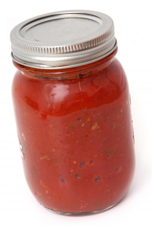 Marinara sauce can be made with tomato and basil.